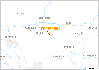 map of Sergiyevka