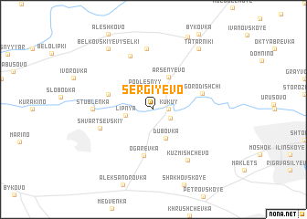 map of Sergiyevo