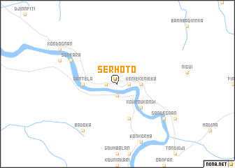 map of Serhoto