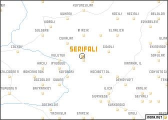 map of Şerifali