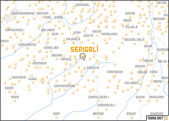 map of Seri Gali