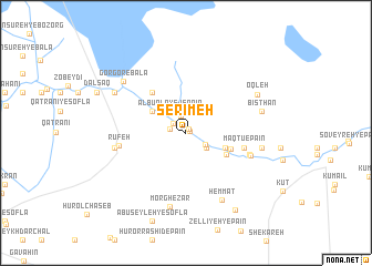 map of Şerīmeh