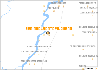 map of Seringal Santa Filomena