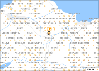 map of Serín