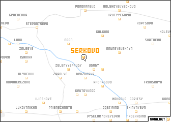 map of Serkovo