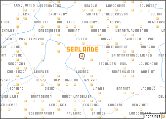 map of Serlande