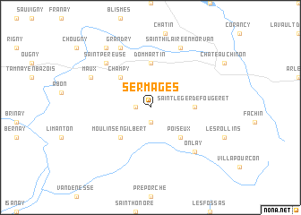 map of Sermages