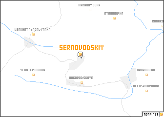 map of Sernovodskiy