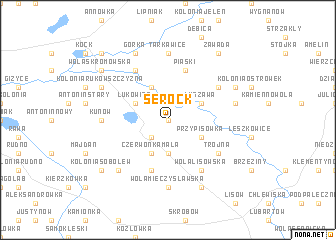 map of Serock