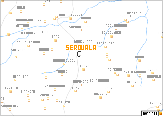 map of Sérouala