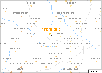 map of Sérouala