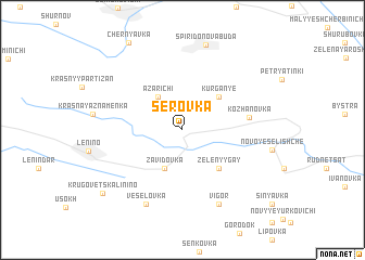 map of Serovka