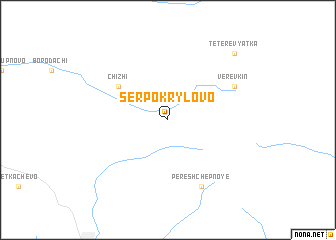 map of Serpokrylovo