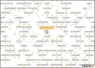 map of Serpont