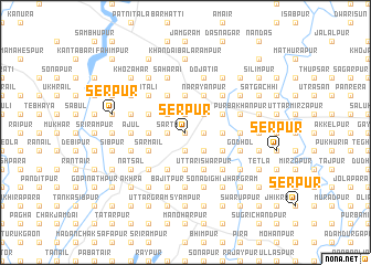 map of Serpur