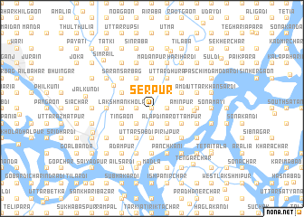 map of Serpur
