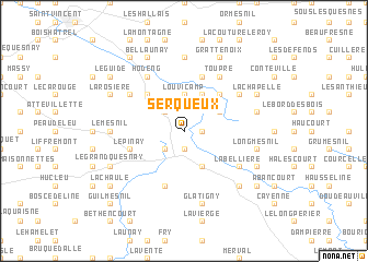 map of Serqueux