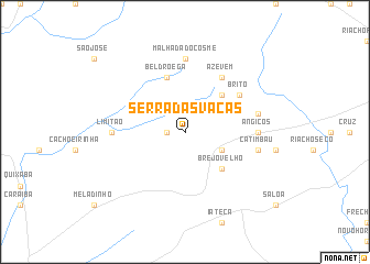 map of Serra das Vacas