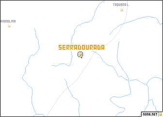 map of Serra Dourada