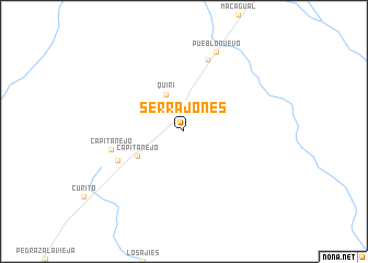 map of Serrajones