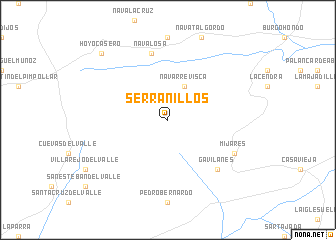 map of Serranillos