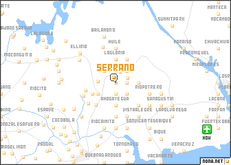 map of Serrano