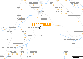 map of Serratella