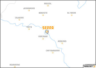 map of Serra