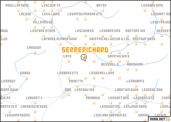 map of Serre Richard