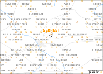 map of Serrest