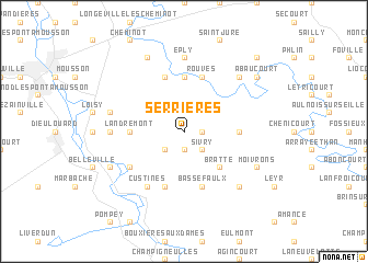 map of Serrières