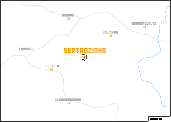 map of Sertãozinho