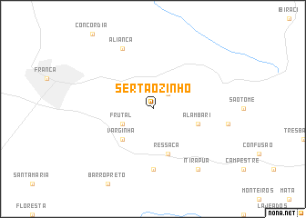 map of Sertãozinho