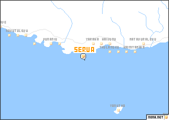 map of Serua