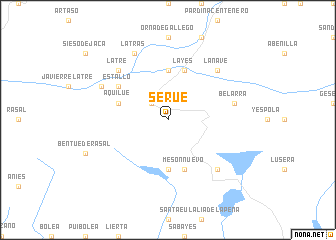 map of Serué