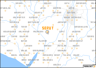 map of Serut