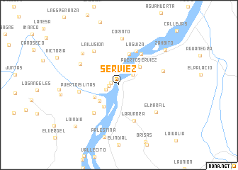 map of Serviez