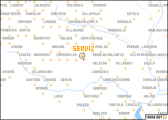 map of Serviz
