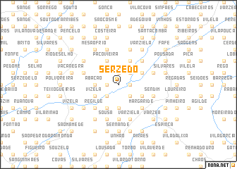 map of Serzedo