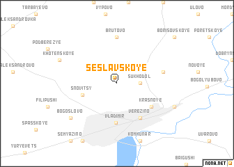 map of Seslavskoye