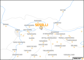 map of Sesŏl-li
