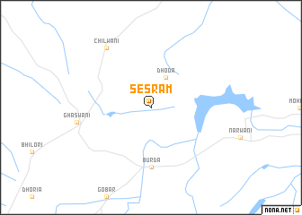 map of Sesrām