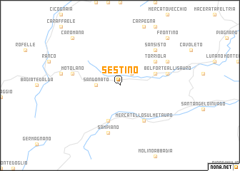 map of Sestino