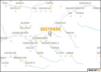 map of Sestriere