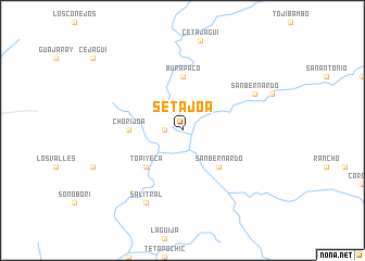 map of Setajoa