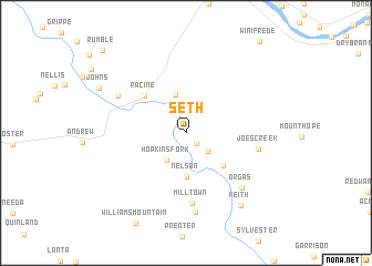map of Seth