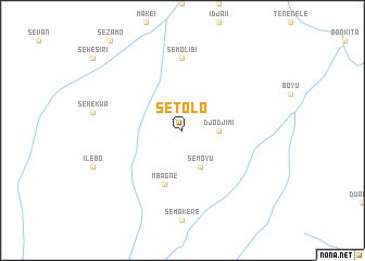 map of Setolo
