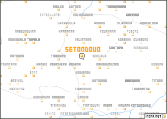 map of Sétondouo