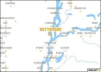 map of Setyongon