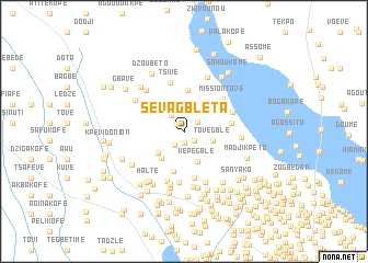 map of Sévagbléta